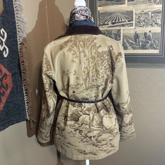 ***SOLD*** Vintage Ralph Lauren Equestrian Barn Coat Size P/S - Picture 3 of 7